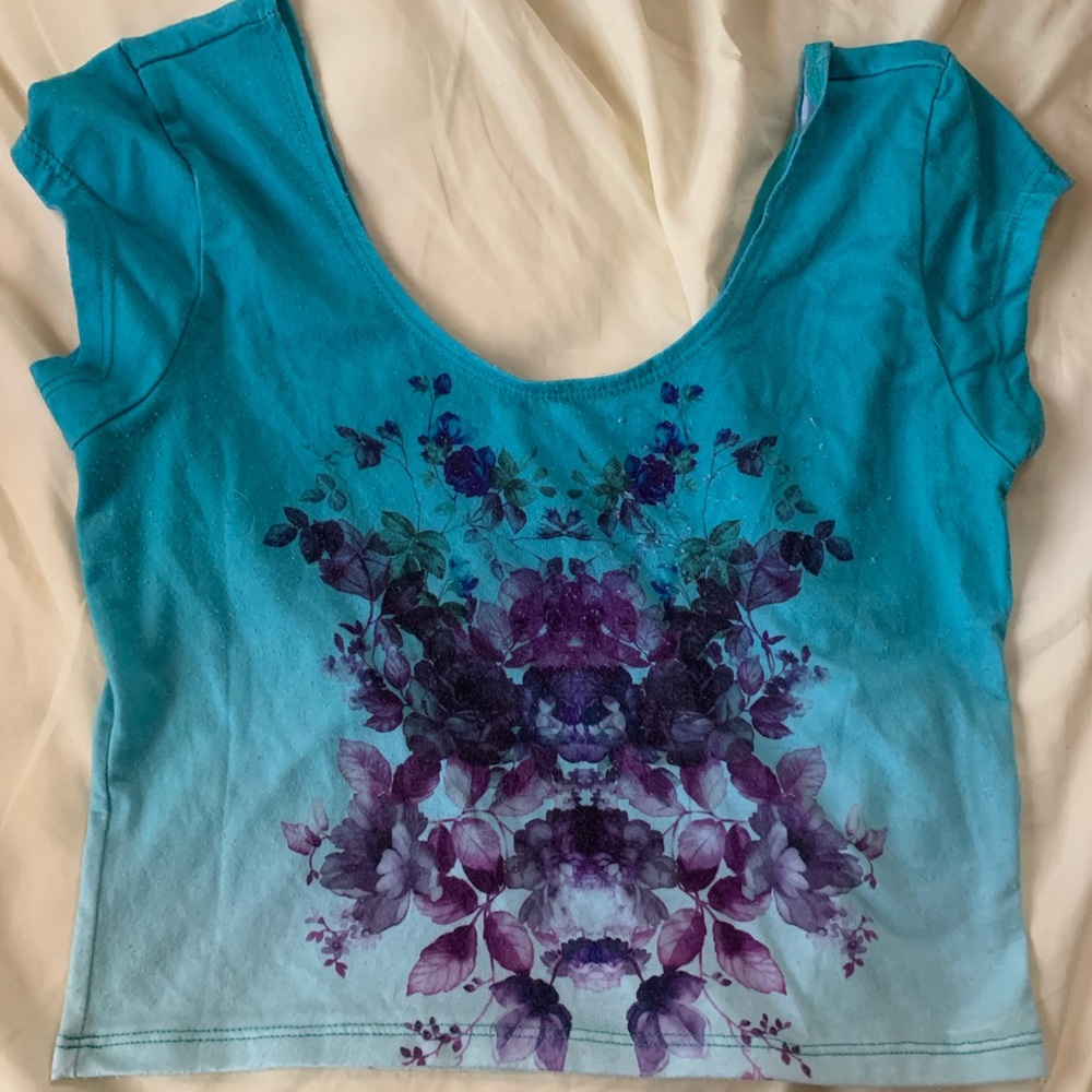Floral crop top